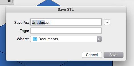 STL translator failed to export data .